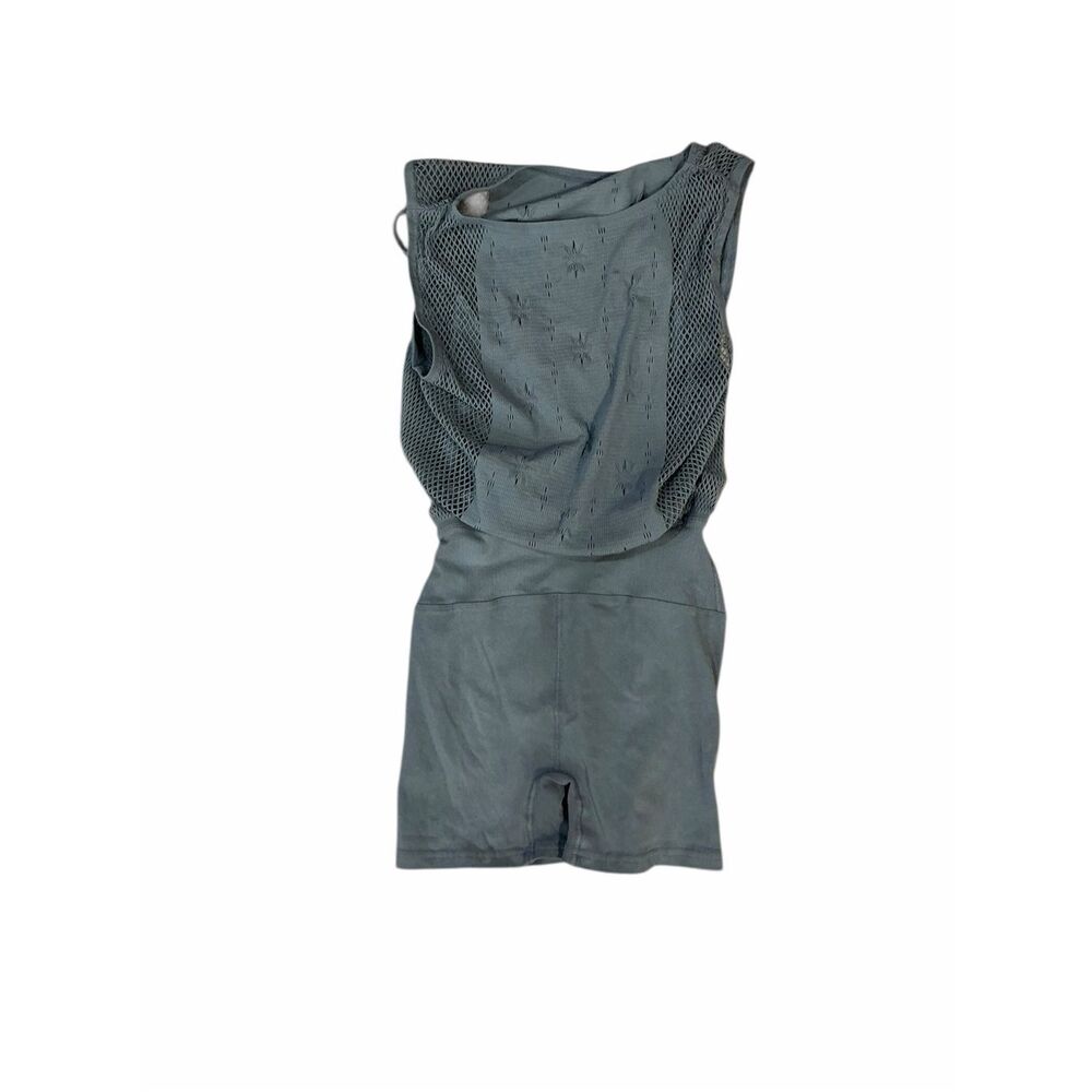 NWOT Free People X Hatch Women’s M/L Blue Green Sleeveless Maternity Romper